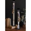 Standing Snowman 26" & 20.25"H, Turned Wood Multi-Color Matte Christmas Decor (Set of 2) By Kalalou - 2 of 3