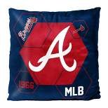 MLB Atlanta Braves Connector Velvet Reverse Pillow