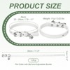 Unique Bargains Dog Collar with Bell Adjustable Buckle PU Leather Dog Collars - 2 of 4