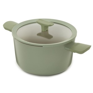 BergHOFF Balance Non-stick Ceramic Stockpots With Glass Lid, Recycled Aluminum - 1 of 4
