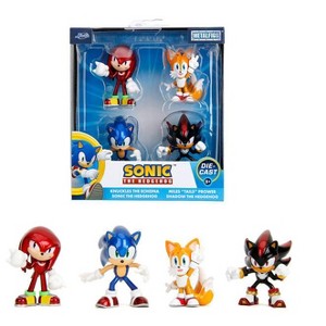Set of 4 Diecast Figures "Sonic the Hedgehog" Video Game "Metalfigs" Series Diecast Models by Jada - 1 of 4
