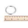 Unique Bargains Hanging Hardware 316 Stainless Steel Welded O-Rings 2 Pcs - 4 of 4