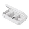 Unique Bargains 3 Grids Single Layer Pill Case 1 Pc - 2 of 4