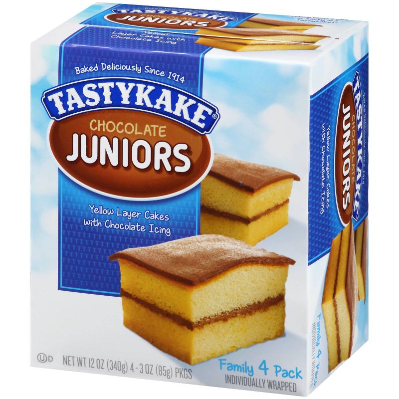Tastykake Chocolate Junior Layer Cakes - 4ct/12oz, 3 of 9