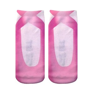 Living Royal Ballerina Slipper Photo Print Ankle Socks - 1 of 3