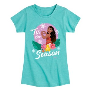 Girls' - Disney - Tis The Season Fitted Short Sleeve Graphic T-Shirt - 1 of 4