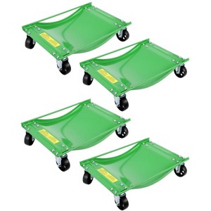 Car Dolly -10000LBS Capacity Heavy Duty Wheel Dollies for Moving Cars, 3.5" Steel Casters, Anti-Slip Rails, Alloy Steel (24x15in) - 1 of 4