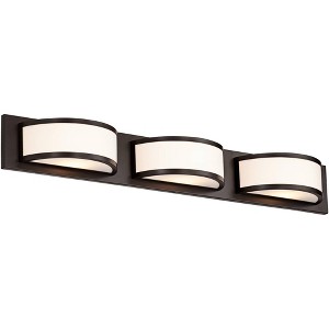 Possini Euro Design Possini Euro 37" Wide 3-Light Dark Bronze Vanity Bath Light - 1 of 1