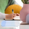 Boersma Blue Pencil Case – Large Capacity Waterproof Silicone Pen Pouch, Aesthetic Stationery Organizer for School, Office, Teen Boys & Girls - 3 of 4