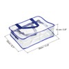 Unique Bargains PVC Transparent Toiletry Bags Cosmetic Pouch with Zipper and Handle Strap - 2 of 4