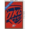 Trends International NBA Oklahoma City Thunder - Logo 25 Framed Wall Poster Prints - 3 of 4