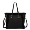 MKF Collection Liza Vegan Leather with faux fur Women’s Tote Bag by Mia K - 2 of 4