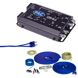 Stinger SS600XS Wiring Kit+LPA-2.4 LOCPRO Converter+SSRCB17 17' RCA - 1 of 4