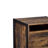 Acme Furniture Juvanth Nightstand Rustic Oak/Black Finish - 3 of 4