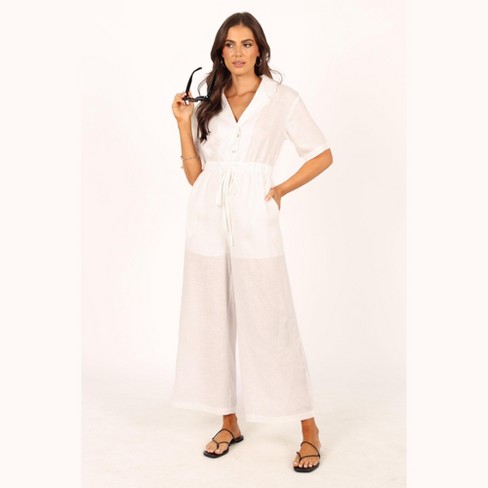 Target store linen jumpsuit