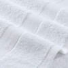 BRINJOY Luxury White Bath Towel Set of 8 - 100% Turkish Cotton 700 GSM Super Absorbent Bathroom Towels, 2 Bath Towels, 2 Hand Towels, 4 Washcloths - 3 of 4
