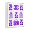 Stupell Industries Purple Glam Gummy Candy Black Framed Giclee Art - 3 of 4