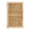 Kate & Laurel All Things Decor Ori Rattan Wall Cabinet Natural - 4 of 4