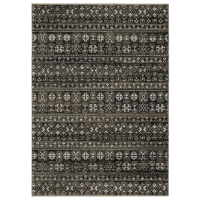 Oriental Weavers Chamberlain CH07C Black/ Grey Indoor Area Rug - 5'3" x 7'6"