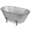 Cheung's Lavande Metal Tub Decor - Large - Galvanized - 3 of 4