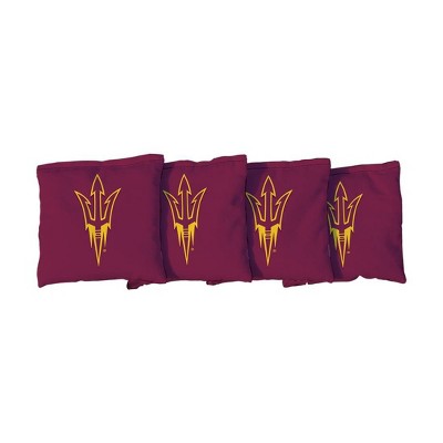 NCAA Arizona State Sun Devils Corn-Filled Cornhole Bags Red - 4pk