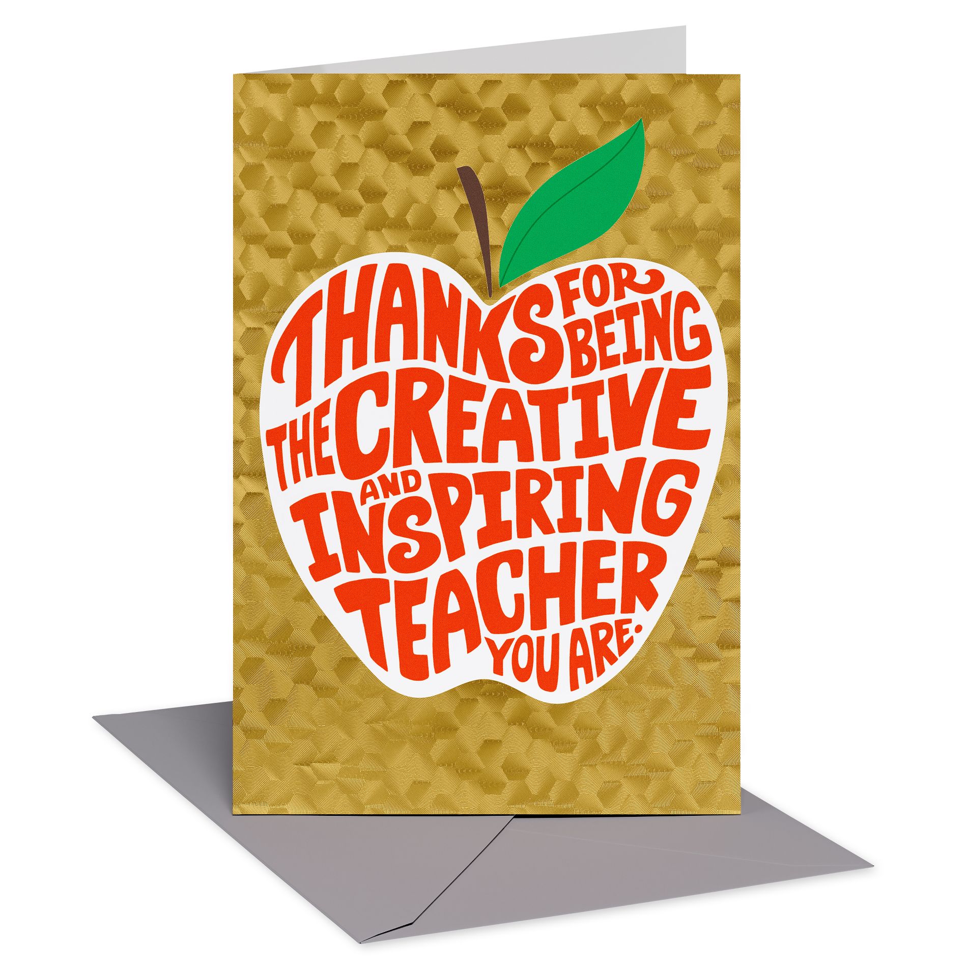 Teacher Appreciation Thank You Card, Such a Difference, Includes Envelope