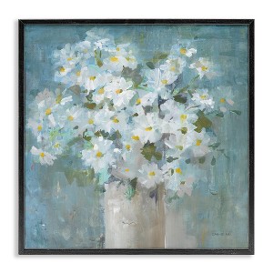 Stupell Industries White Daisy Blooms Abstract Flowers, 12" x 12" - 1 of 4