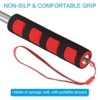 Unique Bargains Stainless Steel Non-slip Sponge Handle Portable Collapsible Flag Pole 9 Sections 2 Pc - 3 of 4