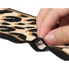 Allegra K Women's Leopard Ribbon Long Narrow Skinny Scarf Hairband Waistband Belt Bag Handle Accessory - 4 of 4