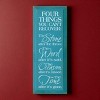 Slickblue Four Things You Can’t Recover Wood Sign – Rustic Wall Decor – Inspirational Quote 7x18 Inches, Color Options - 2 of 3