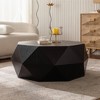 VYNXARIA 38" Retro Style Coffee Table with Embossed Design - No Assembly Needed - 4 of 4
