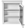 NicBex 24" x 27" Bathroom Storage Wall Cabinet with Mirror with Mirror, Medicine Cabinet with Height Adjustable Shelf, White - 4 of 4