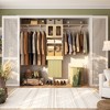 Besiost Laundry Room Storage Cabinet with Drying Rack and 2 Doors - 3 of 4