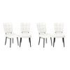 Dining Chairs Set of 2/4/6/8, Upholstered Kitchen Chairs with Thick Cushion for Dining Room - 2 of 4