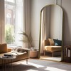 Lirago Metal Flat Mirror Full Length Mirror Leaning Mirror 71*31 Gold - 2 of 4