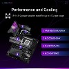 ASUS ROG Strix Z890-E Gaming WiFi Intel Z890 ATX Motherboard with AI, 7X M.2, WiFi 7 - 3 of 4