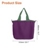 Unique Bargains Reusable Foldable Washable Shopping Totes Drawstring Lightweight Grocery Bag - 2 of 4