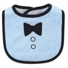 Hudson Baby Infant Boy Cotton Terry Bib and Burp Cloth Set 5pk, One Cool Dude, One Size - 2 of 4