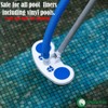 Quickway Imports Manual Weighted Swimming Pool Surface Cleaner Vacuum Head for Vinyl-Lined System with Dual Air-Relief Valves Swivel Hose Connector - 2 of 4