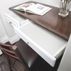 Smart Design Set of 6 12"x10ft Classic Grip Shelf Liner White: Non-Adhesive Solid Drawer Liners for Storage & Organization - 3 of 4