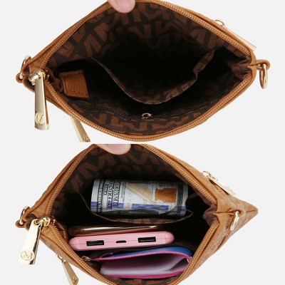 MKF Collection Andrea Milan M Signature Crossbody Bag by Mia K - Beige — фото 5