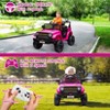 Kids Ride On Truck Car with Remote Control, 12V Battery Powered Electric Car with Spring Suspension, MP3 Player, LED Light, 3 speed for Boys Girls 3+ - 2 of 4