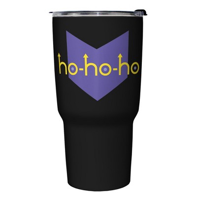 Marvel Hawkeye Ho Ho Ho Logo Stainless Steel Tumbler w/Lid