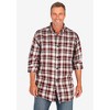 KingSize Men's Big & Tall Liberty Blues by KingSize Flannel Shirt - 3 of 4