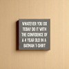 Slickblue Inspirational Wood Wall Sign 7x7 – Funny Motivational Quote for Office, Bedroom or Entryway, Color Options - 2 of 3