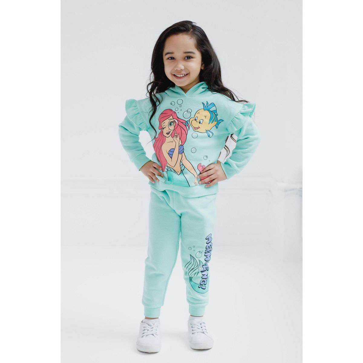 Disney Baby Girls' 2-Piece Fleece Hoodie and Pants Set Infant - thumbnail 2