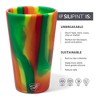 Silipint: Silicone Pint Glasses: 2 pk - Hibiscus - 2 of 4