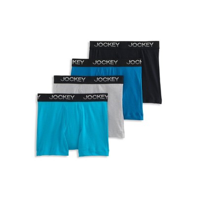 Jockey Boys' Cotton Blend Boxer Brief - 4 Pack