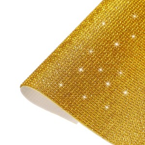 Unique Bargains Self-Adhesive DIY Car Clothing Crystal Rhinestone Sheet Stickers - 1 of 4