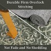 Machine Washable Area Rug, Soft Boho Neutral Geometric Carpet, Stain & Water Resistant Low Pile Faux Wool Rug for Living Room Bedroom Decor - 4 of 4